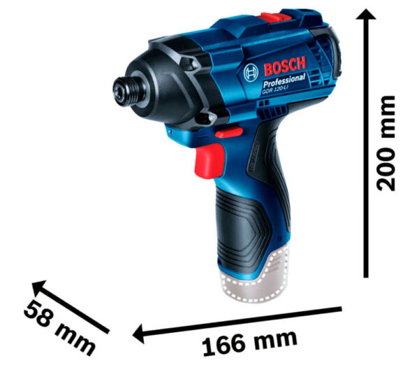 GDR 120 LI Masina de gaurit si insurubat cu acumulator 2x1.5Ah BOSCH 06019F0001 - imagine 5