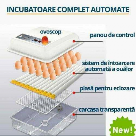 Incubator pentru oua Demetra DM-36 - imagine 2